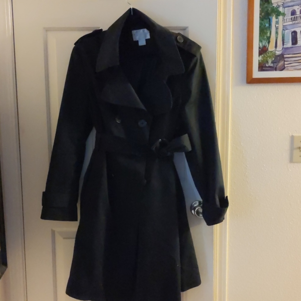Worthington Black Classic Heavy Trench XL